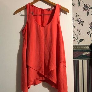 Coral pink tank top